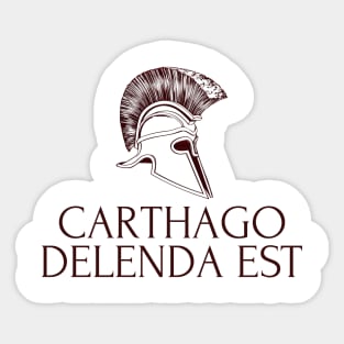 Carthago Delenda Est Sticker